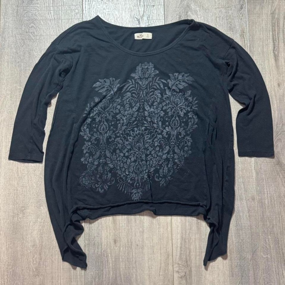 Y2K womens S hollister long sleeve print